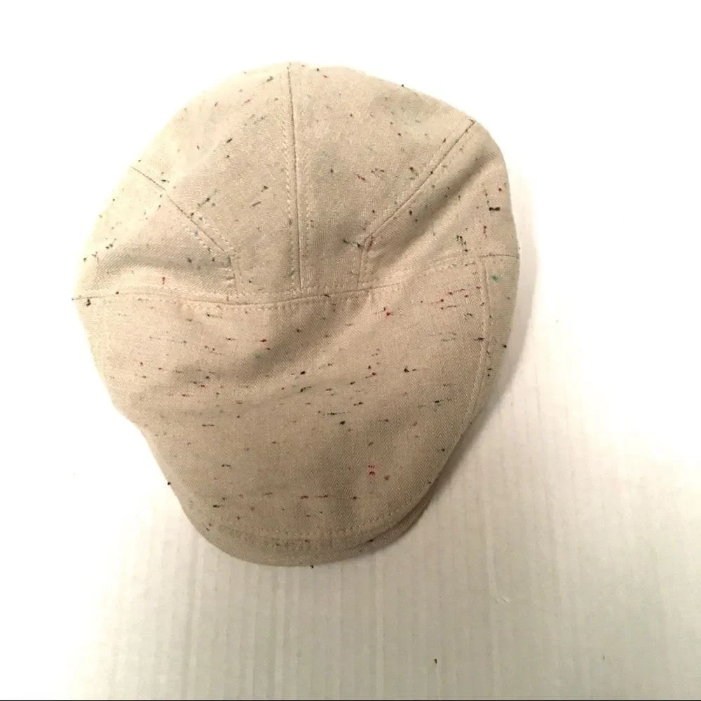 Henschel Hat Co. Newsboy/Golf speckled tan cap L‎
